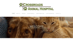 Desktop Screenshot of crossroadsanimalhospital.net